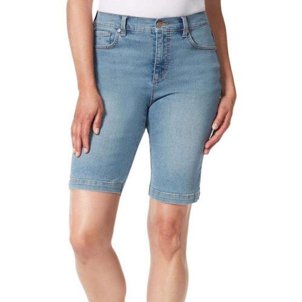 NWT Gloria Vanderbilt Petite Classic Amanda Bermuda Shorts - Size 8P